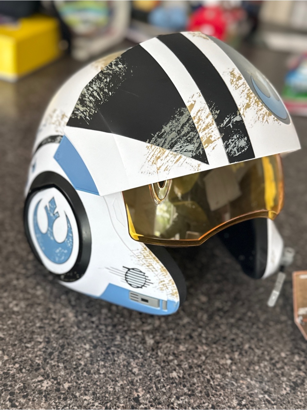 Disney Parks Star Wars Rebel Pilot Helmet with Yellow Visor